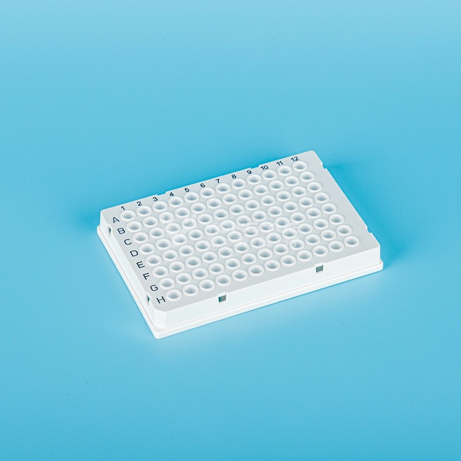 0.1ml 96孔PCR板全裙邊白色