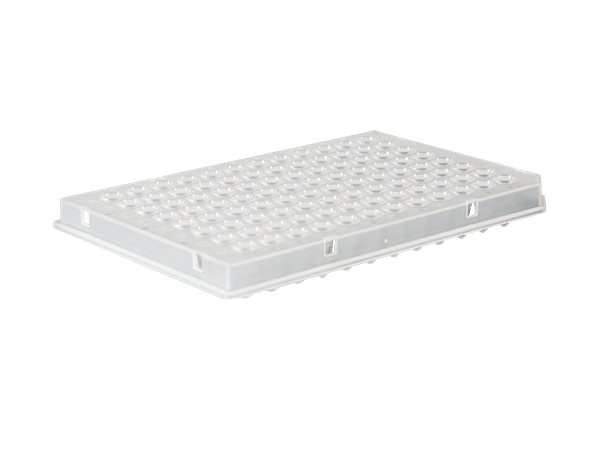 0.1ml 96孔PCR板半裙邊 透明