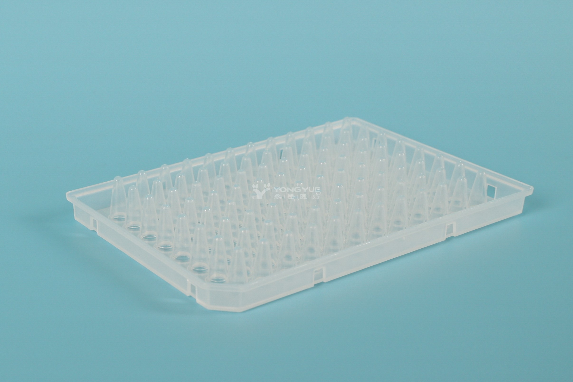 0.1ml 96孔PCR板半裙邊 透明